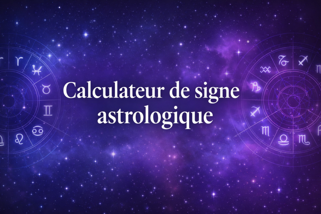 Calculateur de signe astrologique