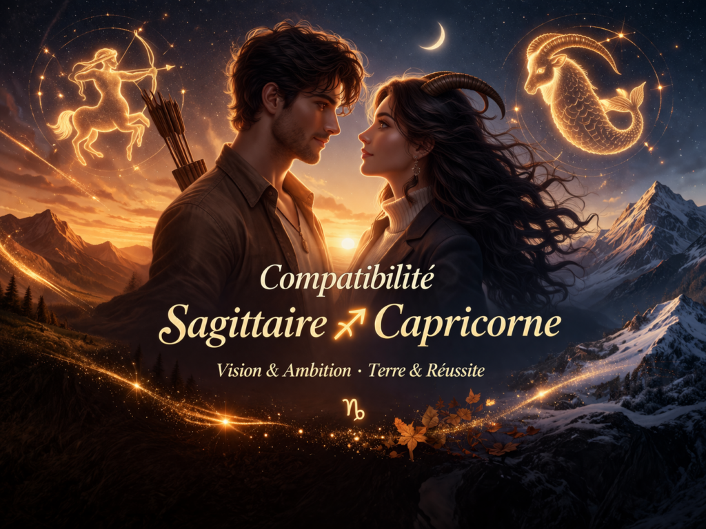 Compatibilité Sagittaire Capricorne : amour, couple, sexualité et avenir