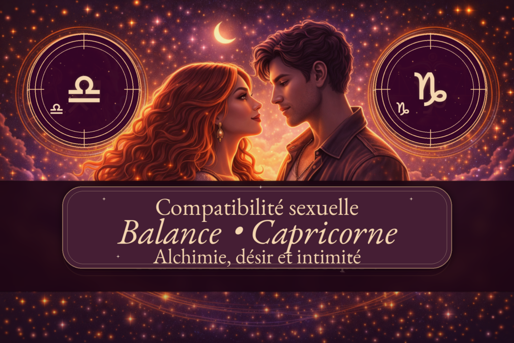 Compatibilité sexuelle Balance Capricorne