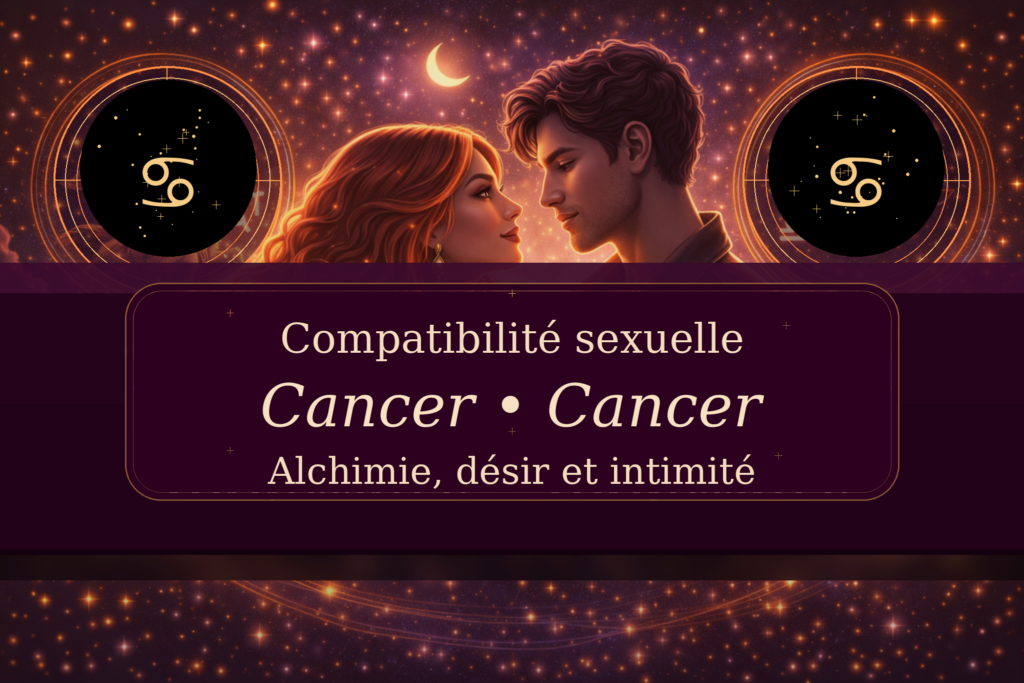 Compatibilité sexuelle Cancer Cancer