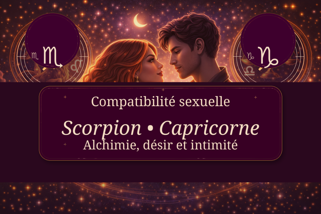 Compatibilité sexuelle Scorpion Capricorne