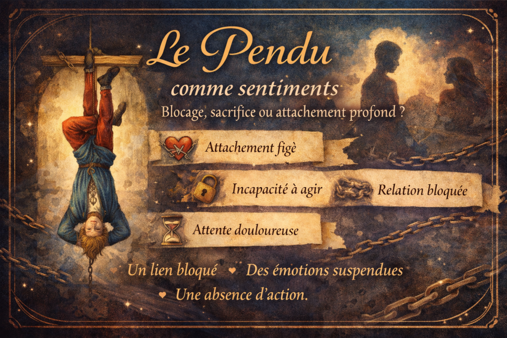 le pendu comme sentiments