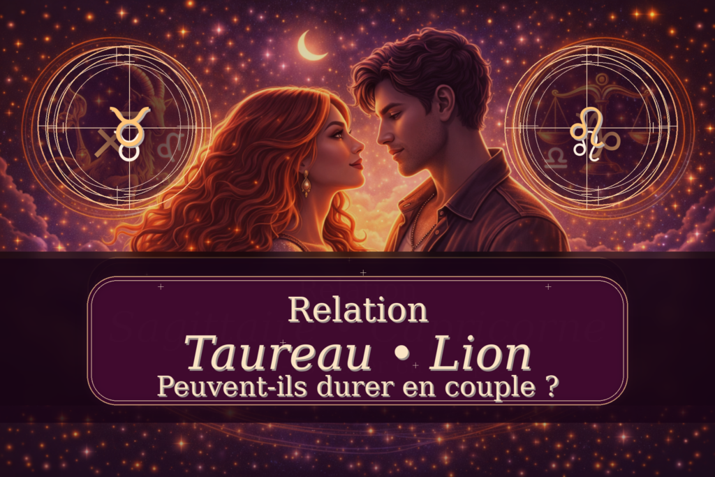 Relation Taureau Lion