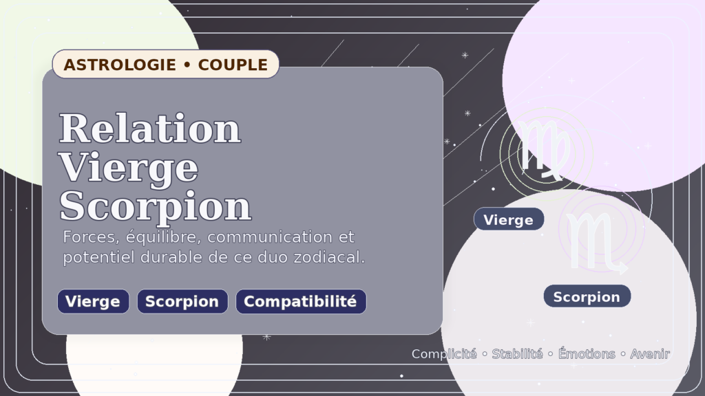 Relation Vierge Scorpion