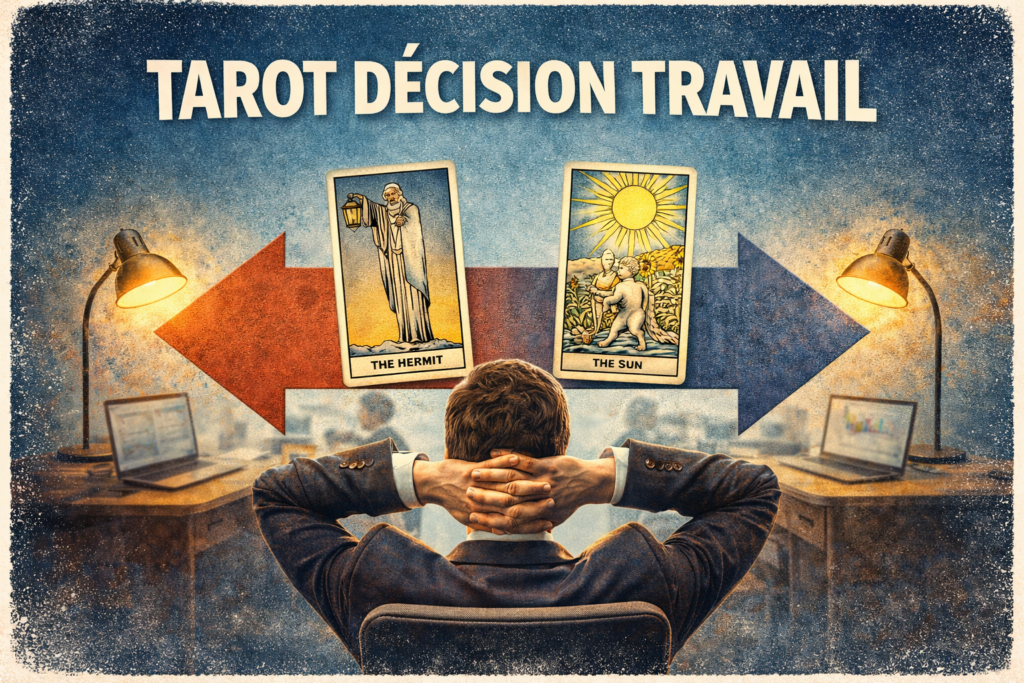 tarot décision travail